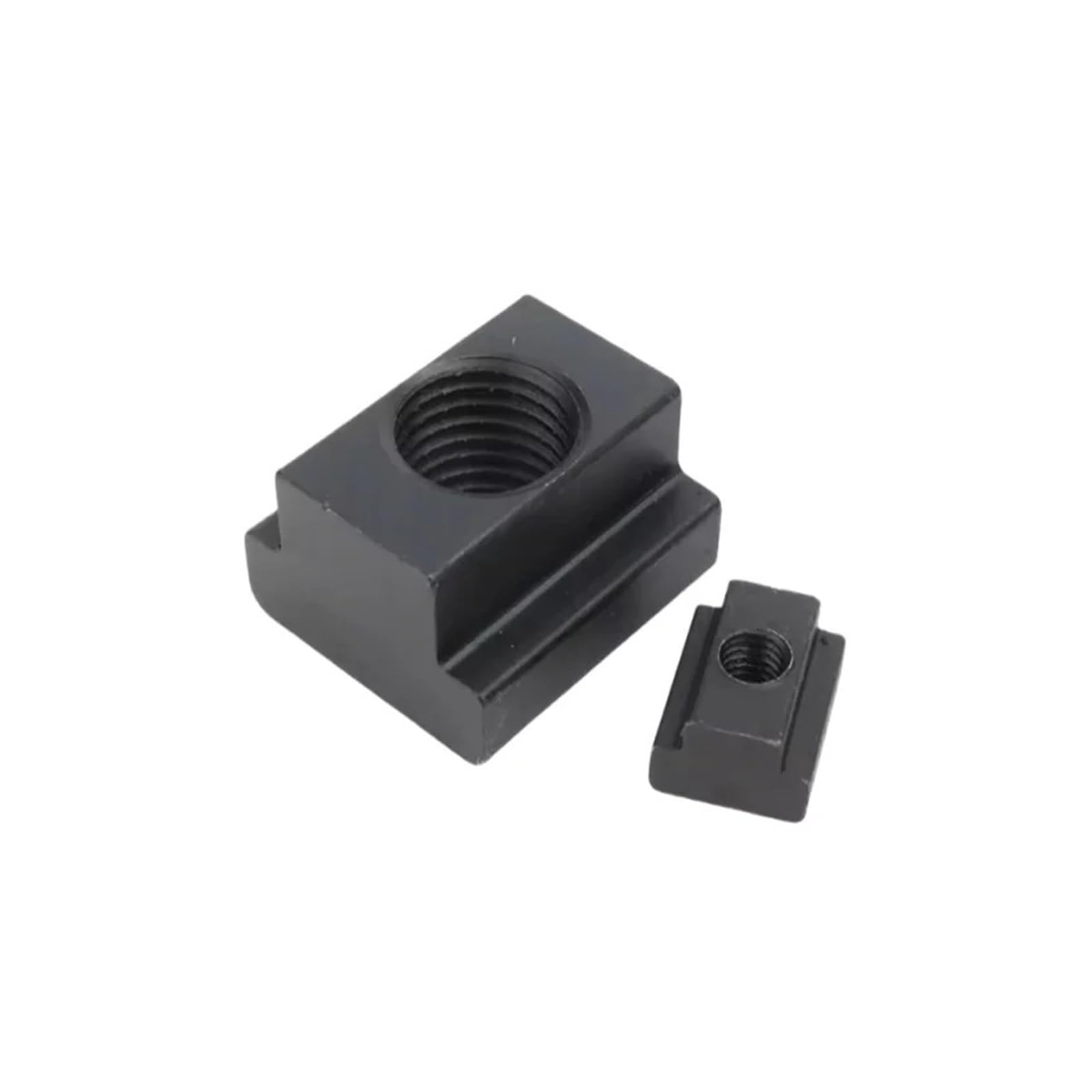 Tuerca En T De Acero Al Carbono Grado 8,8/10,9, Bloque M6 ~ M48, Placa Prensado Con Ranura, Color Negro, 1/2/5 Piezas, 45#