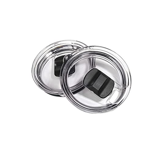 2 Piezas Tapas de Repuesto Para Vasos for YETI Rambler, tapas de vaso de 30 onzas y 20 onzas, tapa de taza de viaje integrada, tapas de vaso de viaje, tapas de taza, Tapa antisalpicaduras Cover