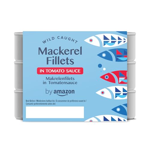 by Amazon Filetes De Caballa Del Sur En Salsa De Tomate, 3x125g