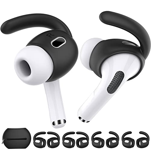 Image of AhaStyle 4 Pairs AirPods Pro 2 Ear Hooks Anti-Slip Ear Covers Accessories