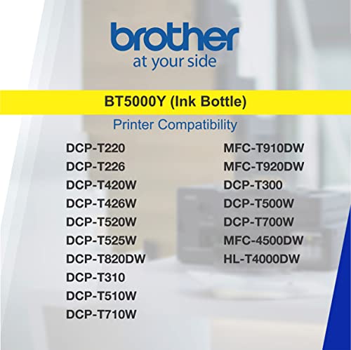 Brother BT5000Y Ink Bottle (Yellow) - Image 3
