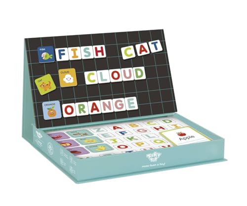 Alphabet magnétique rouge AB Gee 921 TL643A EA pour s'exercer sur le frigo
