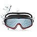Funní Día Panoramablick Schwimmbrille, kein Auslaufen Anti-Fog UV-Schutz Schwimmbrille für Erwachsene Herren Damen Jugend Teens CF-16004