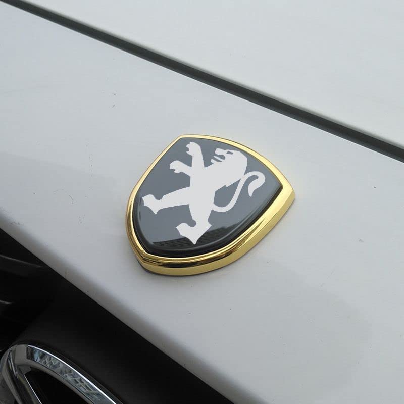 3D Chrom Emblem Für Peugeot - Wetterfeste Aufkleber Für Auto-Karosserie