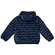 chico Jungen Jacke mit Kapuze und Reißverschluss Warme Jacke mit Kapuze, Blau (1), 6M