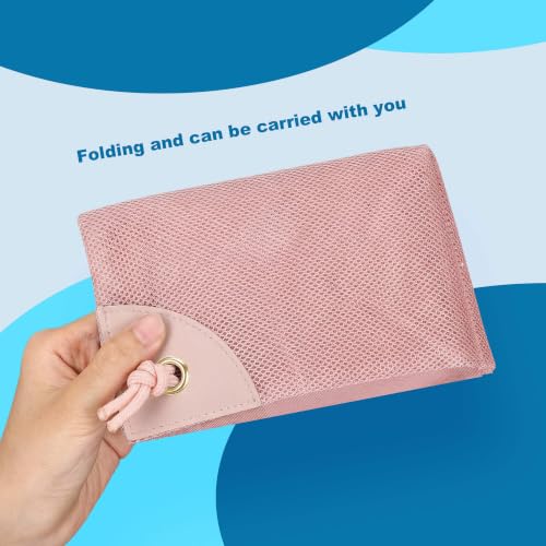 Image of TILYMOL Drawstring Backpack Gym Bag - String Gym Bag for Men & Women, Lightweight Cinch Sports Sackpack for Beach, Travel, Yoga, Swimming, Pink