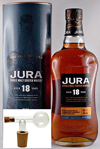 Jura 18 Jahre Single Malt Whisky + 1 Glaskugelportionierer