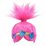 peluca trolls adulto Las pelucas son accesorios de princesa muy especiales. Agrega más encanto a tu personaje.