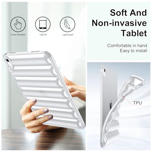 Coque silicone iPad 11 2025 protection arrière souple transparente 11" - 6