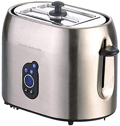 Brotmaschine, Toaster Multifunktions-Haushalts-Toaster 9-Gang-Backen mit breitem Groove-Edelstahl-Körper…