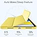 Wenlaty Compatible with iPad (A16) 11th Generation Case 11 Inch 2025, for iPad 10th Generation Case 10.9 Inch 2022 with Pencil Holder, Trifold Stand Protective Clear Back, Auto Wake/Sleep, Yellow