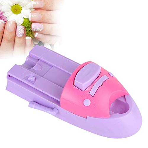 Nail Art Printer DIY Pattern Portable Printing Machine Stamper with 6 Printing Templates for Girls and Ladies Professional Nail Art Home(Red box no oil)