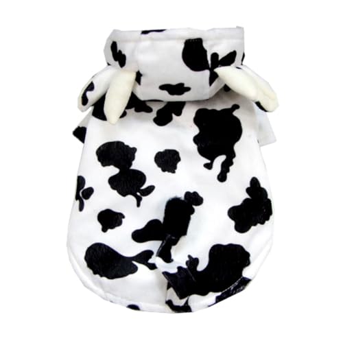 Disfraz para Perro con Diseño de Vaca Talla S