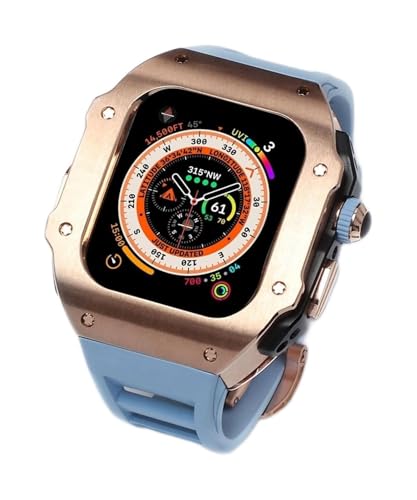 Boîtier Apple Watch Ultra 2 49mm pour homme bracelet caoutchouc respirant sport