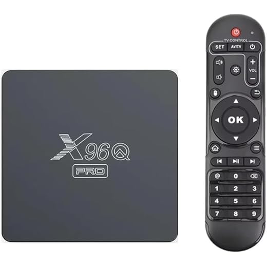 X96Q PRO Box IPTV (Nuova generazione) Multimedia Streaming 2GB/16GB Lettore x96mini Smart TV Box WiFi, con Allwinner H313, Box TV Android 10.0 Supporta 4K HD, H265