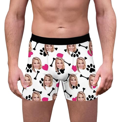 Customized Boxers with Face Custom Underwear Men Boyfriend Husband Briefs with Photo4