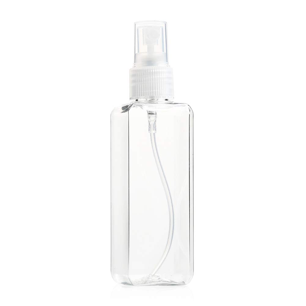 1Pc 100 Ml Transparent Reusable Plastic Spray Bottle Perfume Liquid Makeup Atomizer Empty Small Spray Refillable Bottle Travel Bottles Convenient