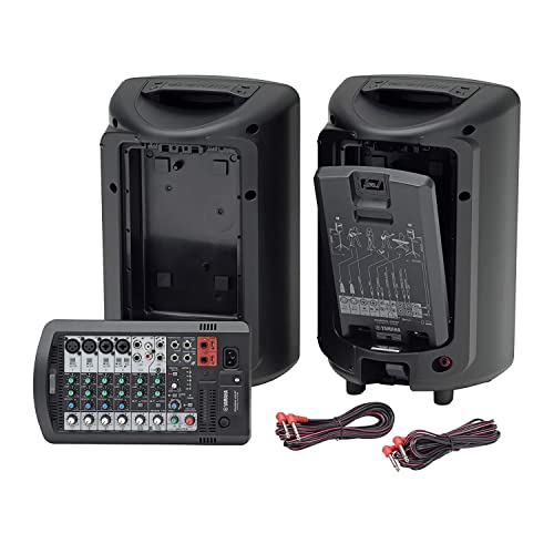 Image of Yamaha Portable PA System with Bluetooth Stagepas 400BT , Black
