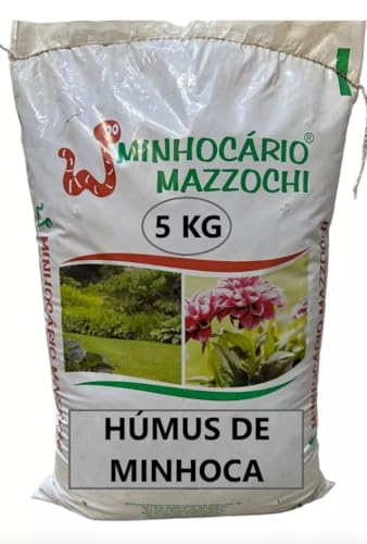 Húmus De Minhoca 5kg - Minhocário Mazzochi Adubo Orgânico