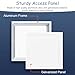 8x8 to 24x24 Inch Metal Access Panel Door - Durable Ceiling & Wall Inspection Hatch for Easy Plumbing Service & Maintenance, Small Size, Essential Home Improvement Tool