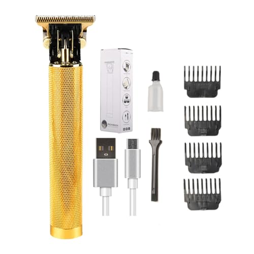 Cortadora de barba, cortadora de pelo eléctrica recargable, diseño ergonómico, cortadora de pelo, juego de peluquería para hombres, afeitadoras eléctricas