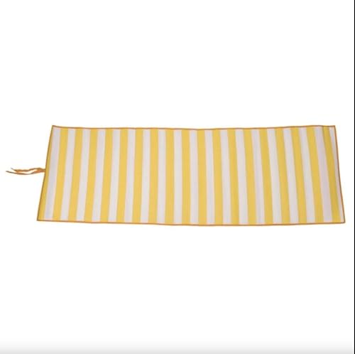 ECO LIFESTYLE Roll Up Beach Mat - 180 x 60cm - Yellow