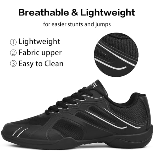 Image of CADIDL Cheer Shoes Women White Cheerleading Dance Shoes