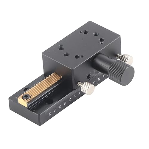 Manual X-Axis Linear Translation Stage SEMCIC-80 Rack and Pinion for Precision Laboratory Optical Work