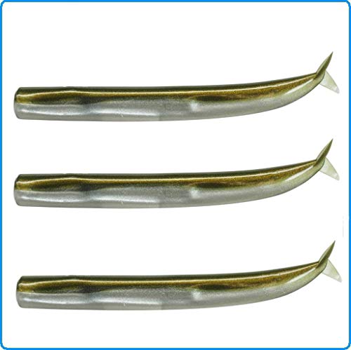 Crazy Sand Eel Fiiish 120 - Cuerpo (Kaki)