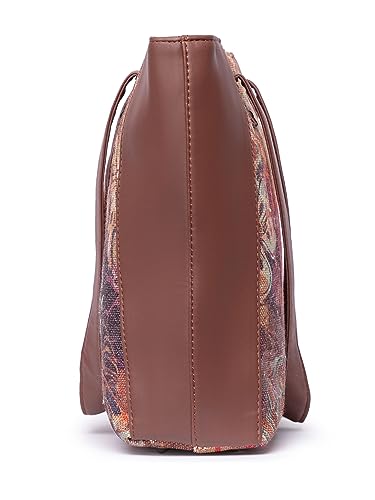 Image of ZOUK Women's Handcrafted Side Tote Bag and Handbag for Office and College