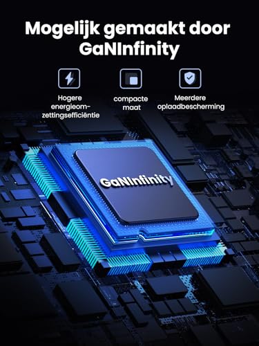 UGREEN Nexode USB C-Charger 100W 5-poorts GaN-oplader Meerdere PD-laders Multipoorten Ondersteunt PPS 45 W Compatibel met MacBook Pro/Air, HP Laptop, iPad Pro/Air, iPhone 16-8 serie, Galaxy S24 - Afbeelding 8