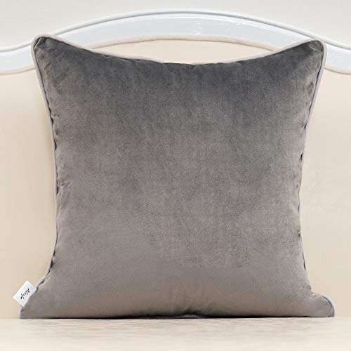 Alerfa 18 X 18 Inches Gray Geometric Silver Leather Striped Cushion Cases Luxury European Throw Pillow Covers Decorative Pillows For Couch Living Room Bedroom Car 45 X 45Cm #TOP1