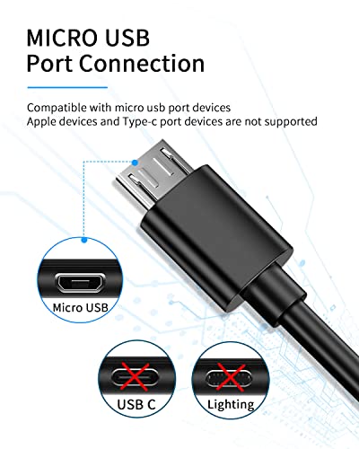 Cable de carga USB para Anker Soundcore Life Q20 5ft miniatura 2