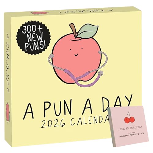 Juego De Palabras Al Día Calendario 2026, Divertidos Calendarios De Escritorio Motivacionales Juego De Palabras Del Día Para Maestros, Trabajo Hogar