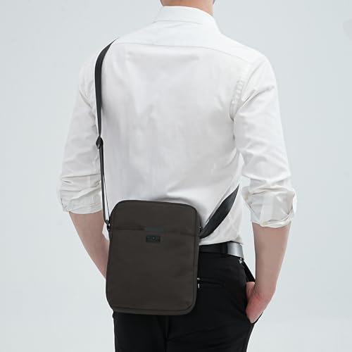 Mens Crossbody Bag Waterproof Shoulder Bags with Adjustable Strap Fits 10.1" Tablet Small Sling Bag Messenger Bag for Travel2