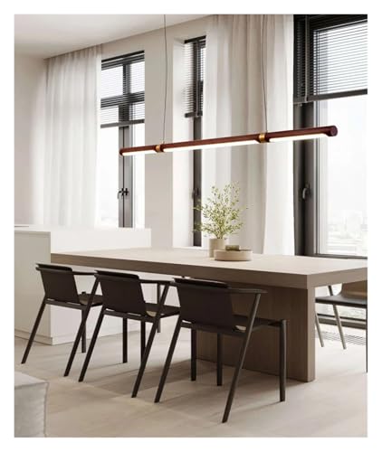 Luminaires d'îlot cuisine en métal et bois pour vos repas en famille