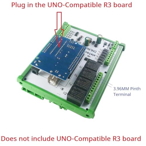 Module IO RS485 pour UNO R3 carte d'extension multi-usage DC 7-30V rail DIN