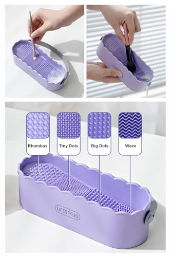 Makeup-Brush-Cleaner-Makeup-Brush-Cleaner-Mat-Puff-Makeup-Sponge-Washed-drying-integrated-storage-shelter-Cosmetics-Beauty-Tool-Storage-Box