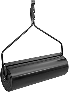 Furniture Select-Garden - Rodillo para césped (hierro 63 L), color negro