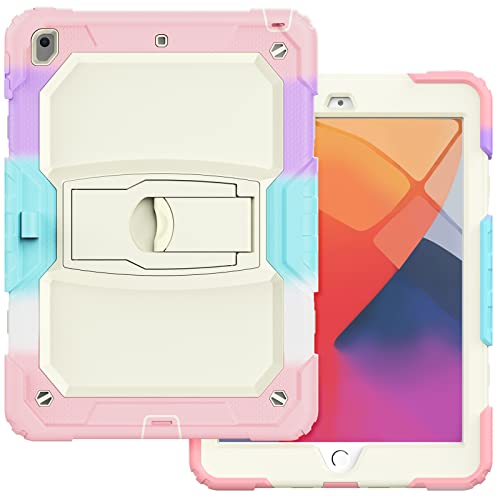 IPad 6/Air2 Case with Support, Durable, Hybrid, Blow Resistant, Three Layers