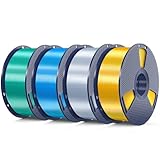 ⑥【Emballage Sous Vide et Sans Bulles】Les filaments 3D PLA SUNLU Silk sont scellés sous vide et équipés d'un déshydratant. Le scellage sous vide garantit que le filament PLA soie reste sec, imprime sans bulles, évite la poussière et protège les filaments.