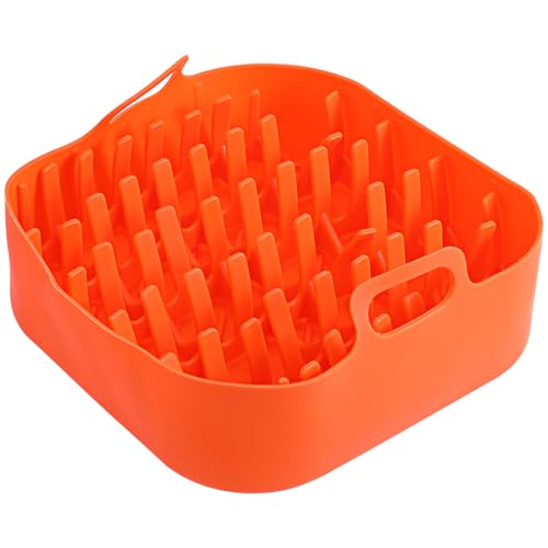 Silicone Air Fryer 7.1-Inch Bacon Silicone Baking Pans Reusable Cooker for Microwave Oven Basket Tray Air Fryer Baking Tray Oven Accessories Silicone