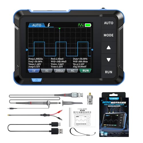 Oscilloscope numérique portable DSO153 et générateur de signaux 2-en-1 avec sonde P6100