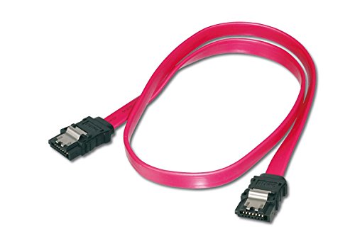DIGITUS Cable SATA 7-pin, (0.5 m, Negro, Rojo)