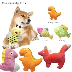 Cute Animal Designs Soft Dog Squeaky Toys (Pack of 20) for Small Medium Dogs Cute Animal Designs Soft Dog Squeaky Toys (Pack of 20) for Small Medium Dogs