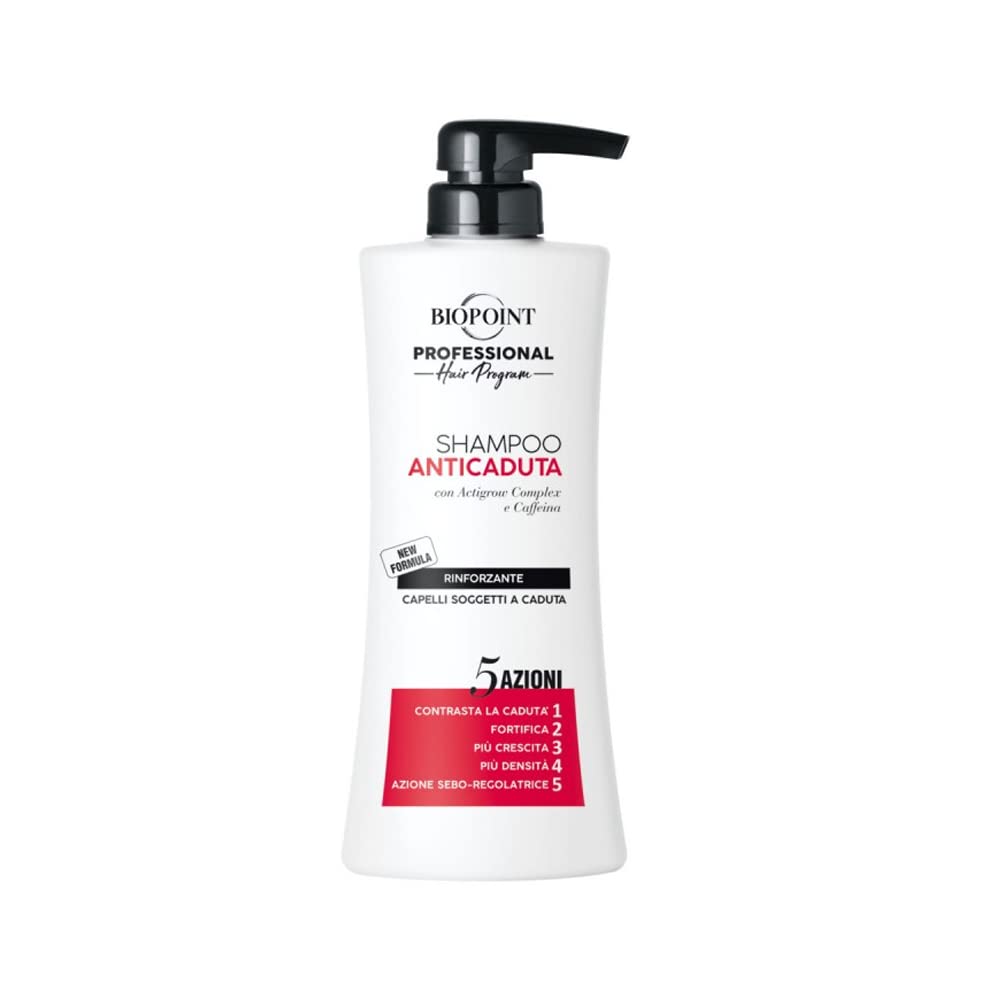 Biopoint Shampoo Anticaduta 400ml - Rinvigorente con Caffeina