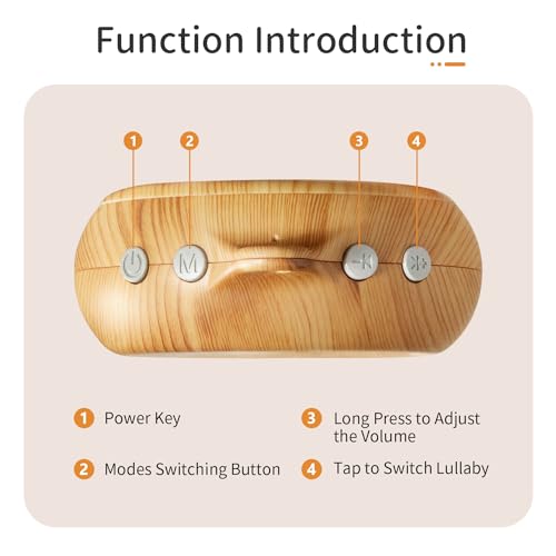 FEISIKE Crib Mobile Motor, Baby Crib Mobile Spinner Nursery Decor Mobile Music Box Volume Control 35 Infant Lullabies New