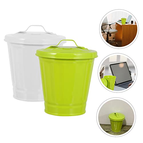 Bote de basura mini Vaguelly de hierro para escritorio miniatura 3