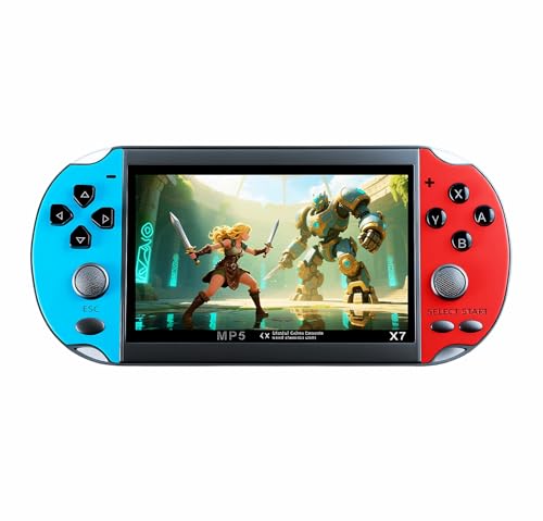TAQY 4,5 Pulgadas Consola de Juegos Retro Múltiples Simuladores 3000 Juegos Gratis Integrados Compatible con Video/Música Juguetes Portátiles Juegos Electrónicos de Viaje Regalos para Niños