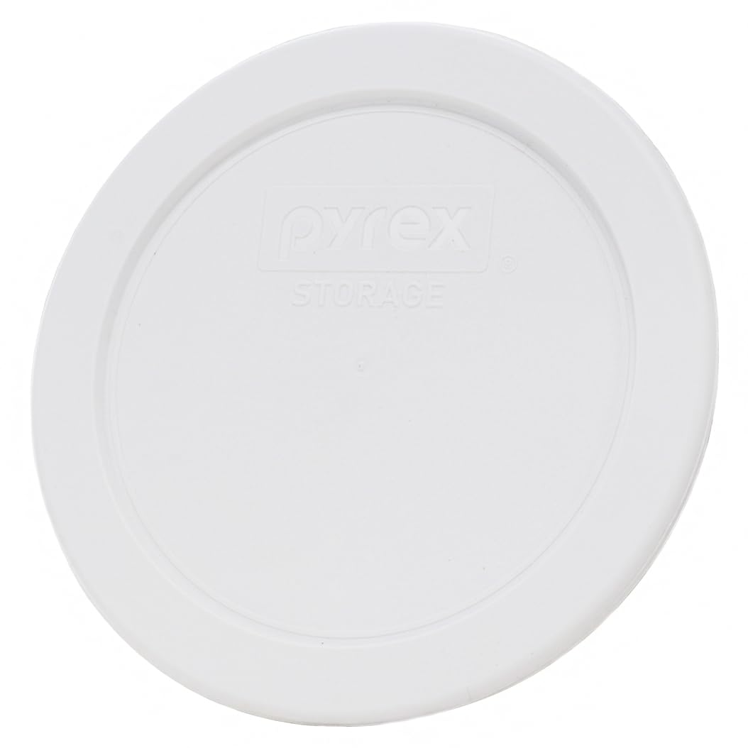 Couvercle Pyrex 7200-PC en plastique blanc rond pour la conservation